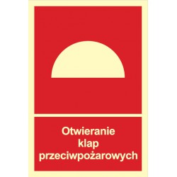 Znak: Otwieranie klap...