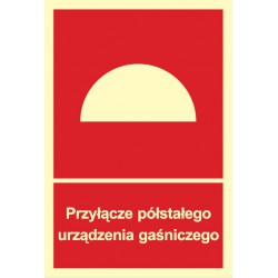 Znak: Przyłącze półstałego...