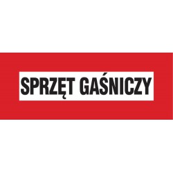 Znak: Sprzęt gaśniczy