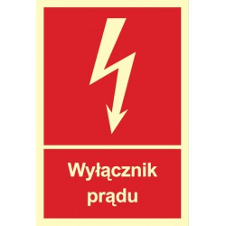 Znak: Wyłącznik prądu