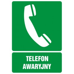 Znak: Telefon awaryjny