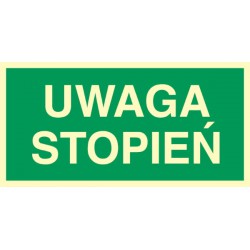 Znak: Uwaga stopień