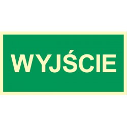 Znak: Wyjście