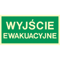 Znak: Wyjście ewakuacyjne