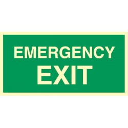 Znak: Emergency exit