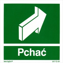 Znak: Pchać