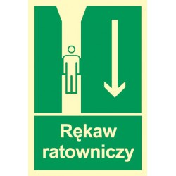 Znak: Rękaw ratowniczy