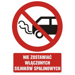 Znak: Nie zostawiać...