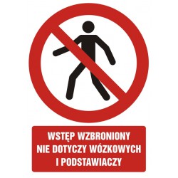 Znak: Wstęp wzbroniony. Nie...