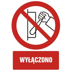 Znak: Wyłączono