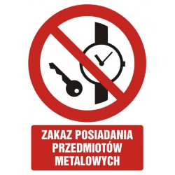 Znak: Zakaz posiadania...