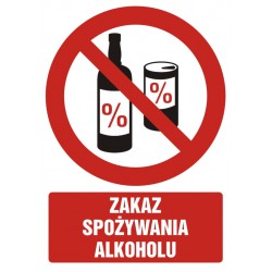 Znak: Zakaz spożywania...