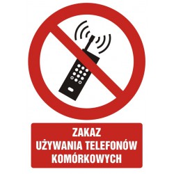 Znak: Zakaz używania...