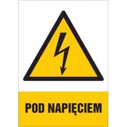 Znak: Pod napięciem