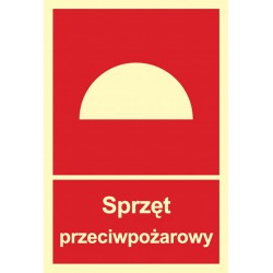 Znak: Sprzęt pożarowy