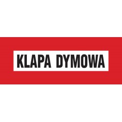 Znak: Klapa dymowa